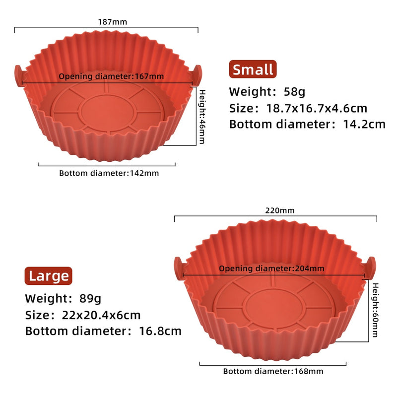 Forma de Silicone Para Air Fryer - Liz BH Store